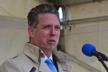 A 14 Autobahnneubau Elbebrücke Sebastian Putz Staatssekretär Ministerium Landesentwicklung und Verkehr Sachsen-Anhalt