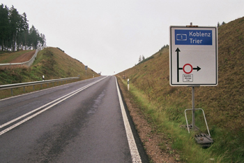 A 1 Eifelautobahn provisorische Anschlußstelle Rengen 10