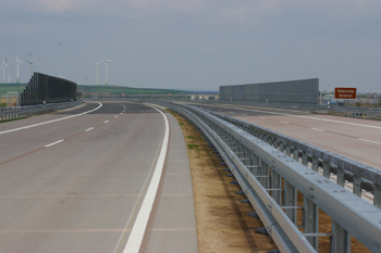 A 38 Bundesautobahn  Artern - Heldrungen 191