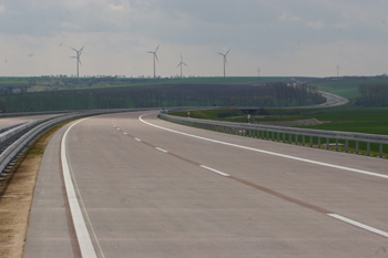 A 38 Bundesautobahn  Artern - Heldrungen 87