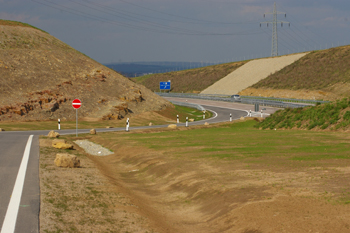 A 38 Bundesautobahn  Artern - Heldrungen Parkplatz Hohe Schrecke 13