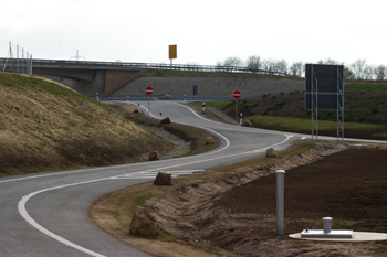 A 38 Bundesautobahn  Artern - Heldrungen Parkplatz Hohe Schrecke 57