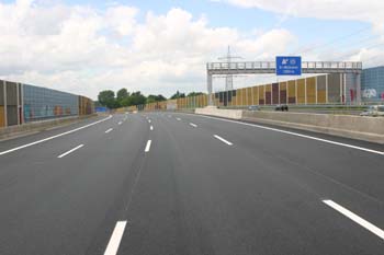 A 3 Bundesautobahn Ausbau achtstreifig Kölner Ring Verkehrsfreigabe 03