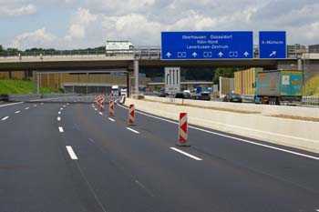 A 3 Bundesautobahn Ausbau achtstreifig Kölner Ring Verkehrsfreigabe AS Köln-Mülheim 78
