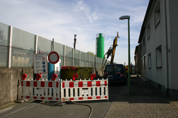 A 40 Autobahn Ruhrschnellweg Essen-Frillendorf-Süd Vollsperrung Huckarder Straße 