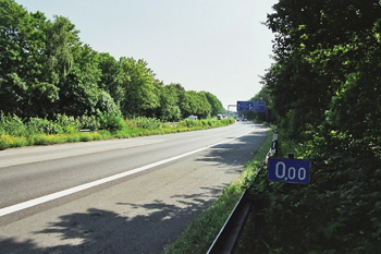A 40 B 1 Ruhrschnellweg Betrriebskilometer 30