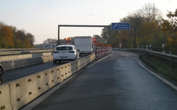 A 40 Rheinbrücke Duisburg Neuenkamp Autobahn Lkw-Wiegeanlage 5