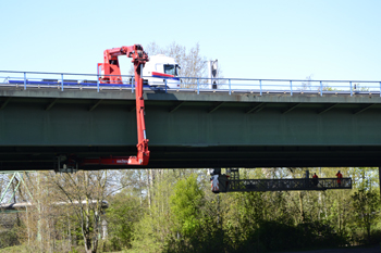 A 43 Autonbahn Brücke Sperrung Rhein-Herne-Kanal Brückenprüfung Recklinghausen 18