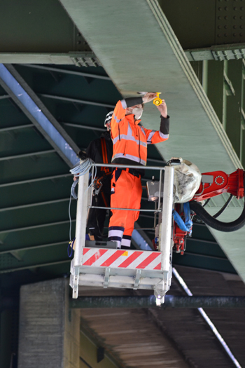 A 43 Autonbahn Brücke Sperrung Rhein-Herne-Kanal Brückenprüfung Recklinghausen 27