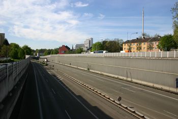 A 52 Autobahn Essen Vollsperrung Bergbauschacht