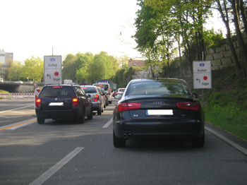 A 52 Autobahn Essen Vollsperrung Bergbauschacht 1