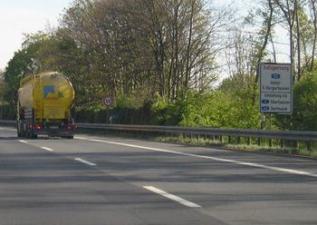 A 52 Autobahn Essen Vollsperrung Bergbauschacht 5