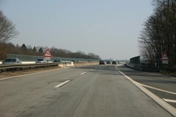 A 52 Autobahn Ruhrtalbrücke Mülheim Ruhr Mintard Essen 