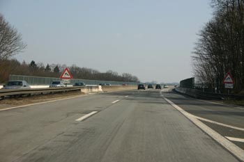 A 52 Autobahn Ruhrtalbrücke Mülheim Ruhr Mintard Essen 