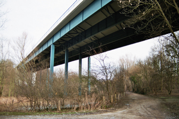 A 544 Aachen Autobahn Vollsperrung Haarbachtalbrücke Sprengung Brückenneubau Hüls 11A