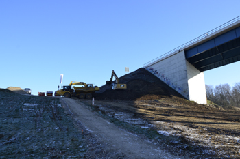 A 544 Aachen Autobahn Vollsperrung Haarbachtalbrücke Sprengung Brückenneubau Hüls 14