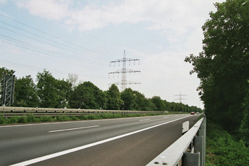 A 57 Autobahn Brandstiftung Brückenbrand Vollsperrung Dormagen Nievenheim_19