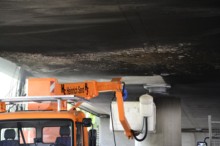 A 59 Autobahn Duisburg Meiderich Brand Brcken Schaden Sperrung 54