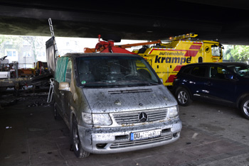 A 59 Autobahn Duisburg Meiderich Brand Brcken Schaden Sperrung 57