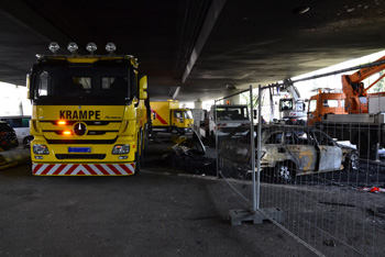 A 59 Autobahn Duisburg Meiderich Brand Brcken Schaden Sperrung 61