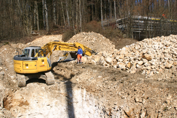 A 8 Lämmerbuckeltunnel Zisterne 90