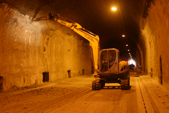 A 8 Lämmerbuckeltunnel  Bauarbeiten 97