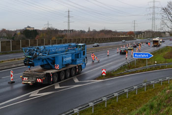 Abbau der Verkehrssicherung auf einer Autobahn 75