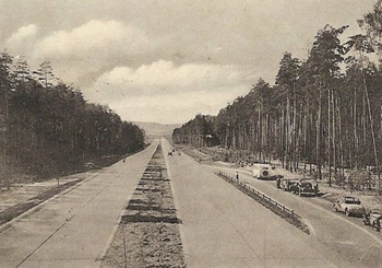 lteste Autobahnrastanlage Deutschlands Rodaborn Triptis Reichsautobahn Berlin - Mnchen p2