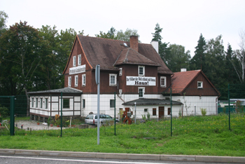 lteste Deutsche Autobahnraststtte Rodaborn Trpitis Rasthof Rastanlage Parkplatz 45