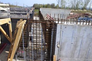 Ausbau Bundesstraße B 1 zur Autobahn A 40 in Dortmund Sölde Aplerbecker Straße Stahlträger Brückenneubau 52