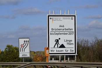 Autobahn A46 Rheinbrücke Düsseldorf Flehe Neuss Uedesheim 20