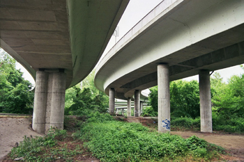 Autobahn A643 Mainz - Wiesbaden Schiersteinerbrcke 26