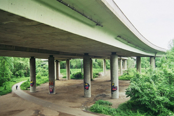 Autobahn A643 Mainz - Wiesbaden Schiersteinerbrcke 8