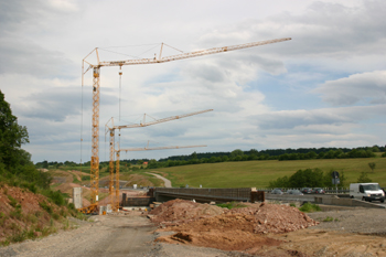 Autobahn A8 Karlsruhe Stuttgart Vollausbau Bocksbachtalbrcke Karlsbad 28