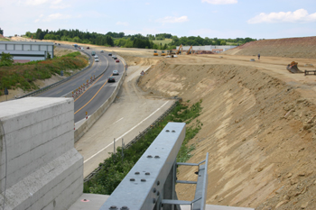 Autobahn A8 Karlsruhe Stuttgart Vollausbau Pfinztalbrcke Nttingen 01