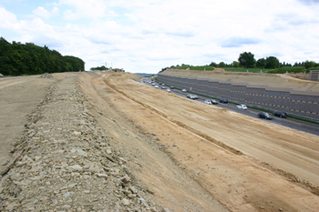 Autobahn A8 Karlsruhe Stuttgart sechsstreifiger Autobahnausbau Karlsbad Nttingen 29