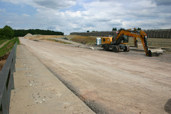 Autobahn A8 Karlsruhe Stuttgart sechsstreifiger Autobahnausbau Karlsbad Nttingen 47