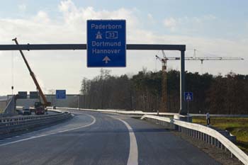 Autobahn A 33 Verkehrsfreigabe  Bielefeld 33