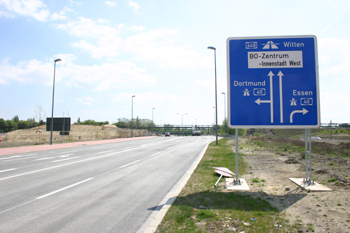 Autobahn A 40 A 448 Ruhrschnellweg Bochum Stahlhausen  Wattenscheider Straße