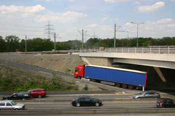 Autobahn A 40 Ruhrschnellweg Bochum Stahlhausen 06