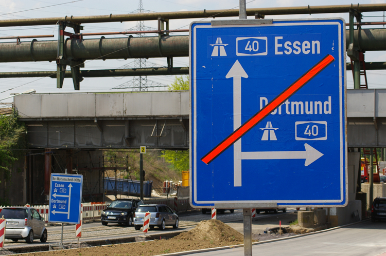 Autobahn A 40 Ruhrschnellweg Bochum Stahlhausen 20