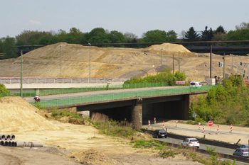 Autobahn A 40 Ruhrschnellweg Bochum Stahlhausen 31