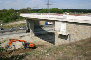 Autobahn A 40 Ruhrschnellweg Bochum Wattenscheid 62