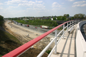 Autobahn A 40 Ruhrschnellweg Bochum Wattenscheid 63