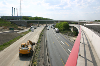 Autobahn A 40 Ruhrschnellweg Bochum Westkreuz 10