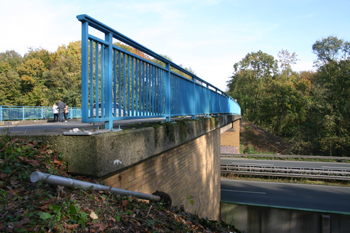 Autobahn A 43 sechsstreifiger Ausbau Recklinghausen Am Leiterchen Autobahnbrücke 12