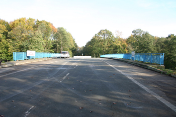 Autobahn A 43 sechsstreifiger Ausbau Recklinghausen Am Leiterchen Autobahnbrücke 32
