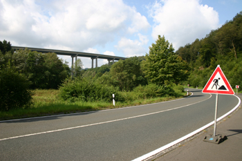 Autobahn A 45 Dortmund - Gießen Talbrücke Rinsdorf  Siegen Wilnsdorf 18