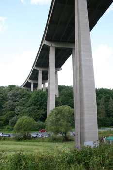 Autobahn A 45 Dortmund - Gießen Talbrücke Rinsdorf  Siegen Wilnsdorf 46