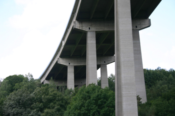 Autobahn A 45 Dortmund - Gießen Talbrücke Rinsdorf  Siegen Wilnsdorf 49